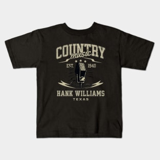 country music microphone singer  v11 Kids T-Shirt